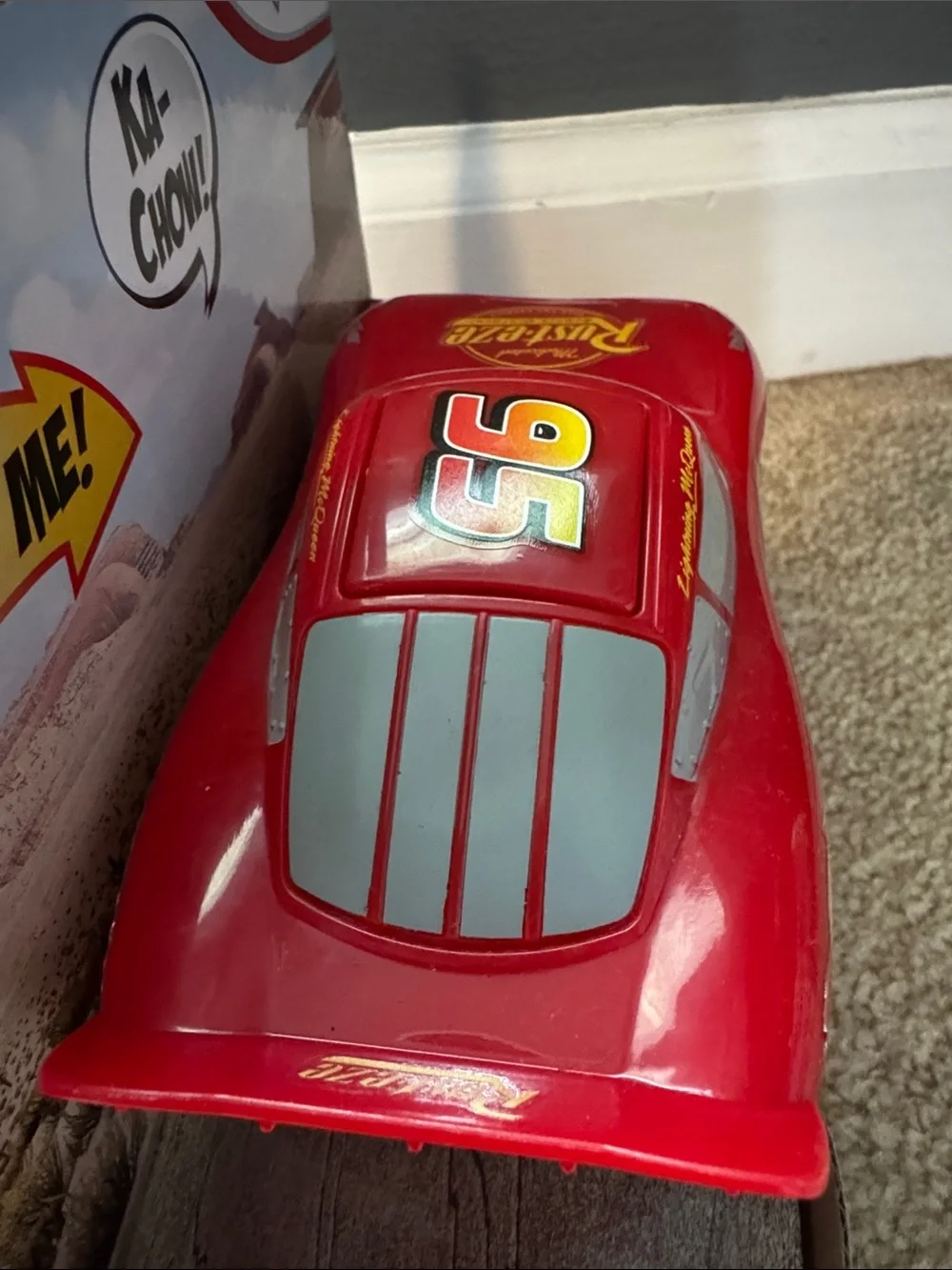 Lot of 2 2021 Disney Pixar Cars Track Talkers Lightning McQueen & Tow Mater